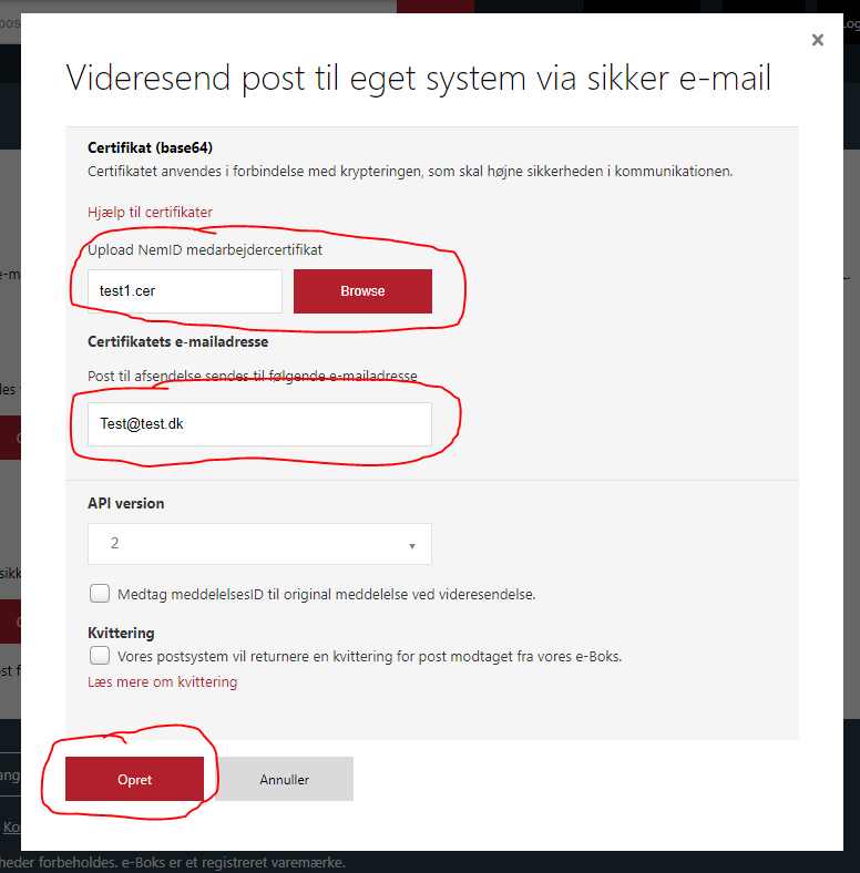 Videresendelse Og Systemintegration - MitID Erhverv – E-Boks Brugersupport