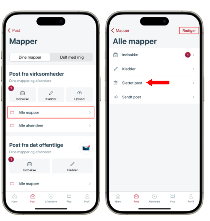 Opret Ny Mappe E Boks Brugersupport